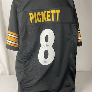 Kenny Pickett signed autograph Pittsburgh Steelers custom jersey Beckett WU67342