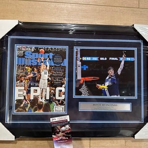 Donte Divincenzo signed autographed Villanova Sports Illustrated framed JSA