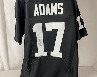 Davante Adams signed autographed Las Vegas Raiders custom jersey Beckett#WT94277