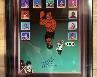 マイク・タイソン 直筆サイン入り パンチアウト 11x14 写真