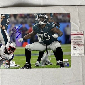Vinny Curry signed autographed Philadelphia Eagles Super Bowl 52 11x14 SBLII photo JSA