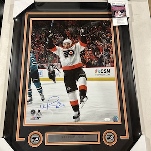 Ivan Provorov Autographe signé Flyers de Philadelphie 16x20 photo encadrée Beckett