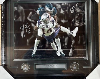 Malcolm Jenkins signed autographed Philadelphia Eagles SBLII photo framed PSA