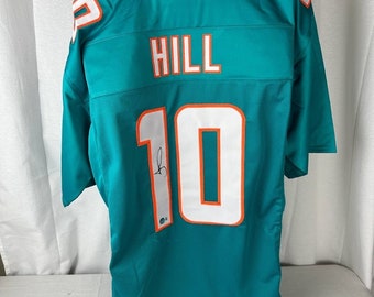 Tyreek Hill signed autographed Miami Dolphins custom jersey XL Beckett COA
