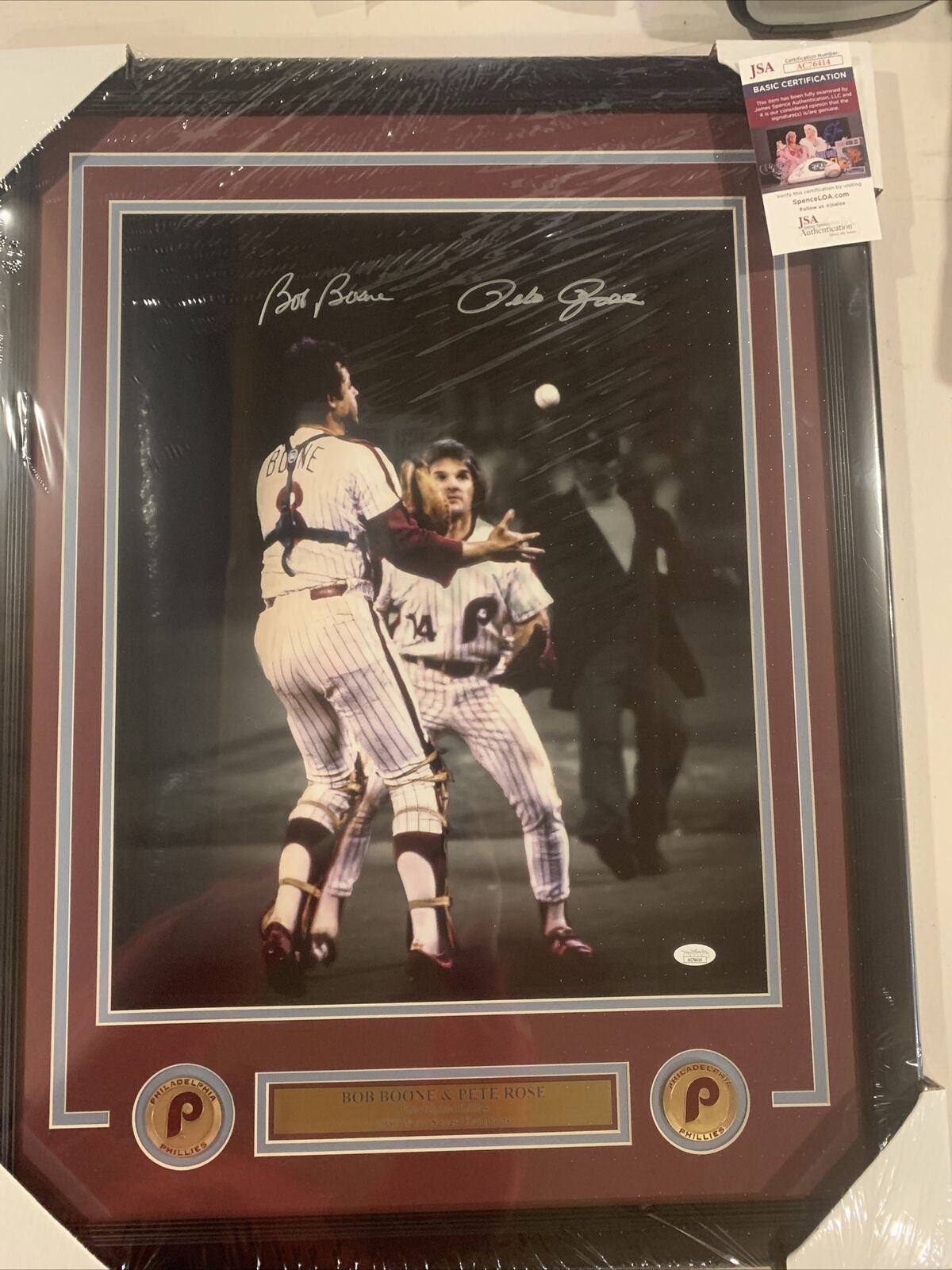 □MLB Steve Carlton Bob Boone 痒く dual auto