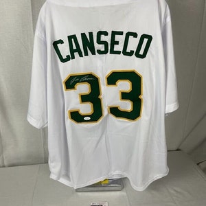 Jose Canseco signed autographed Oakland Athletics Custom jersey JSA