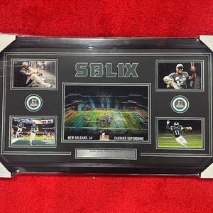 Philadelphia Eagles Super Bowl LIX 59 Gedenkfotocollage gerahmt