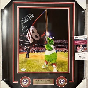 Phillie Phanatic signed autographed Philadelphia Phillies 11x14 framed photo JSA
