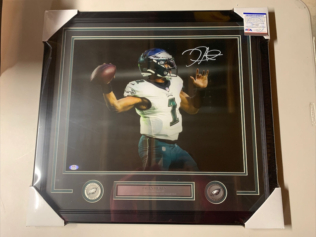 Jalen Hurts Autograph Signed Philadelphia Eagles Spotlight Etsy