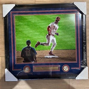 Bryce Harper Philadelphia Phillies &quot;Stare Down&quot; 2023 NLDS 16x20 Photo Framed