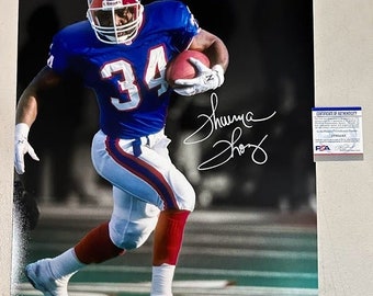 Thurman Thomas signed autographed Buffalo Bills 16x20 photo PSA/DNA