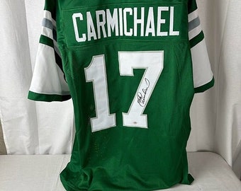 Harold Carmichael signed autographed Philadelphia Eagles custom jersey PSA