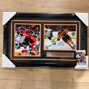Claude Giroux signed autographed Philadelphia Flyers 8x10 photo framed JSA