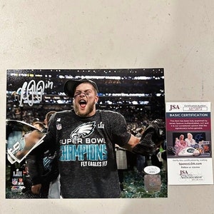 Nate Gerry signed autographed Philadelphia Eagles Super Bowl 52 SBLII 8x10 photo JSA