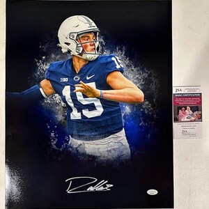 Drew Allar signed autographed Penn State Nittany Lions 16x20 Photo JSA
