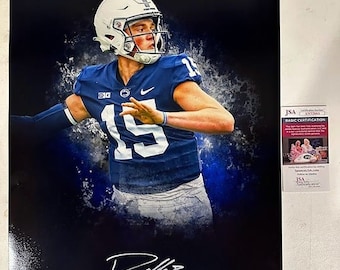 Drew Allar signed autographed Penn State Nittany Lions 16x20 Photo JSA