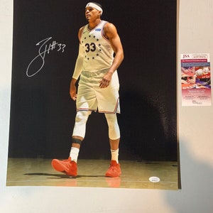 Tobias Harris Autograph Signed Philadelphia 76ers 16x20 Spotlight Photo JSA