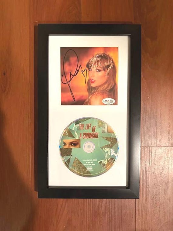 Taylor Swift Signed Autographed the Life of A Show Girl CD Photo 1