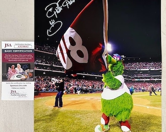 Phillie Phanatic signed autographed Philadelphia Phillies 11x14 Photo JSA