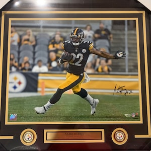 Najee Harris autograph signed Pittsburgh Steelers 16x20 photo framed Fanatics