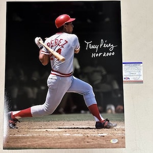 Tony Perez signed HOF 2000 autographed Cincinnati Reds 16x20 Photo PSA/DNA