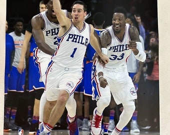 ウィルト・チェンバレン フィラデルフィア 76ers レアアートプリント