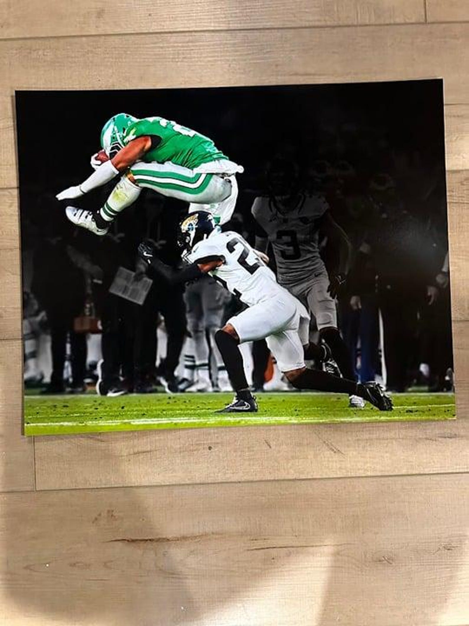 Saquon Barkley Philadelphia Eagles Reverse Hurdle 16x20 Photo - Etsy