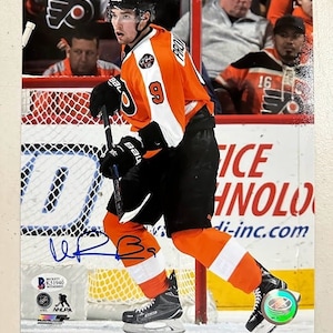 Autographed Anaheim Ducks Trevor Zegras Fanatics Authentic 16 x 20 Black  Jersey Skating Photograph