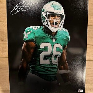 Saquon Barkley signed autographed Philadelphia Eagles 16x20 Photo Beckett COA