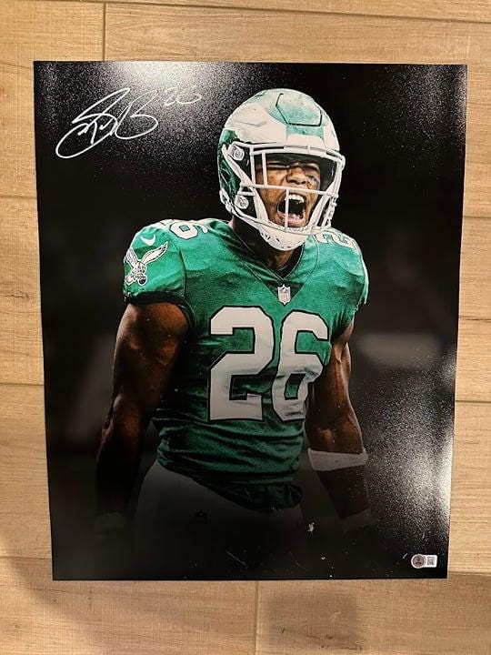 Foto 8x10 Firmata Da Saquon Barkley Dei Philadelphia - Foto 5