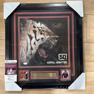 Curtis &quot;50 Cent&quot; Jackson signed autographed 12x12 Album Insert Framed JSA