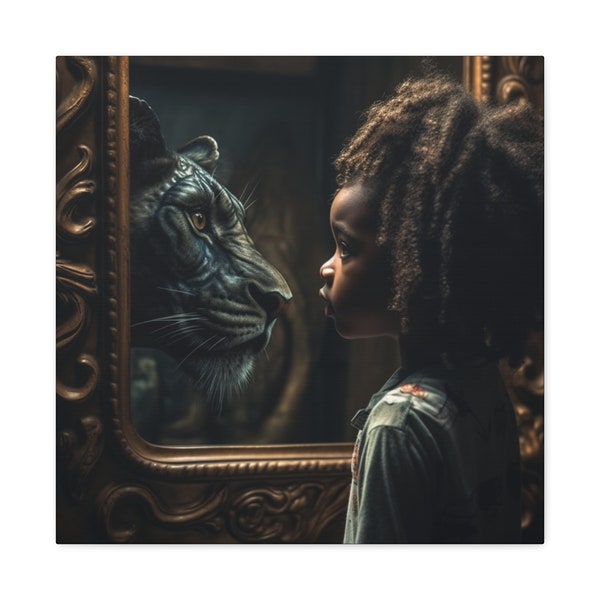 Liberation Within - Black Child's Therian Connection with the Majestic Black Liger - Ethnic Pride