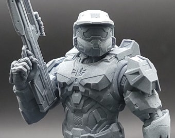 Master Chief | Video Game Collection | High Quality Resin | Pose 4