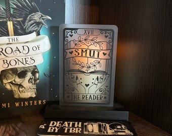 The Reader Smut Tarot Bookshelf Plaque; Book Decor