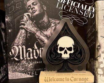 Officially Licensed LORDS Spade Brothers Bookshelf Sign; Dark Romance Decor; The Lords Series by Shantel Tessier