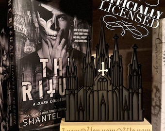Officially Licensed LORDS Cathedral Bookshelf Sign; Dark Romance Decor; The Lords Series by Shantel Tessier