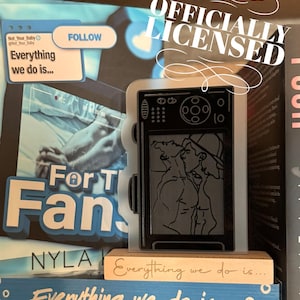 Officially Licensed For The Fans Camera Bookshelf Sign; Nyla K