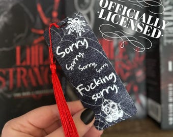 Officially Licensed Sorry Little Stranger Bookmark; Dark Romance Decor; Leigh Rivers