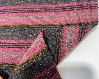 Wool Knit Fabric by the Meter, knitted fabric, wool blend, Italian made, dead stock fabric, wool jersey