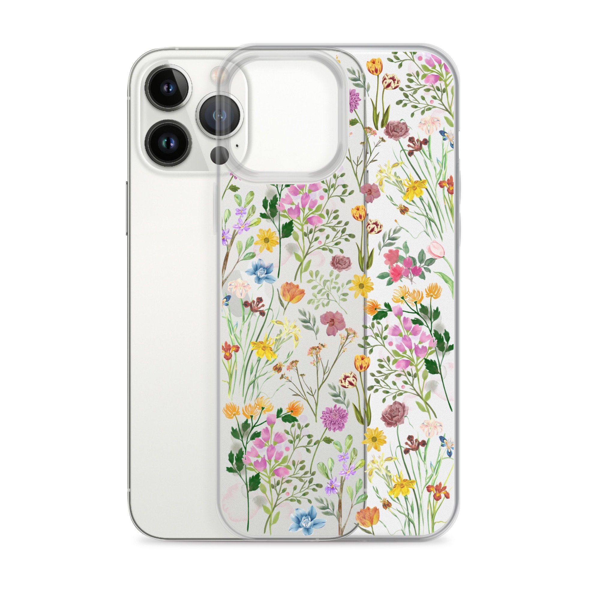 Mardi Mercredi☆フラワー iPhoneケース ミラーケースMagSaf