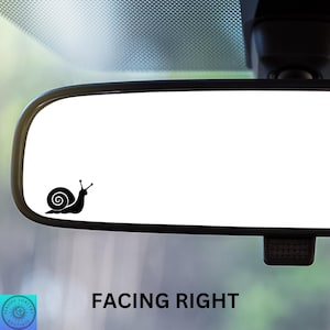 Snail Decal, Mini Snail, Tiny Snail, Cute, Rearview Mirror Decal, Mini Decal, Tiny Decal, Indoor/Outdoor Vinyl, Many Colors, FREE SHIPPING