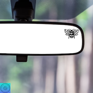 Bee Decal, Bee Lover, Bee Gift, Insect, Rearview Mirror Decals, Mini Decals, Tiny Decals, Indoor/Outdoor Vinyl, Many Colors, FREE SHIPPING