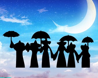 Practical Magic Decal, Roof Jump, Practical Magic Inspired, Car Decal, Indoor/Outdoor Vinyl, Waterproof, Many Color/Sizes, FREE SHIPPING