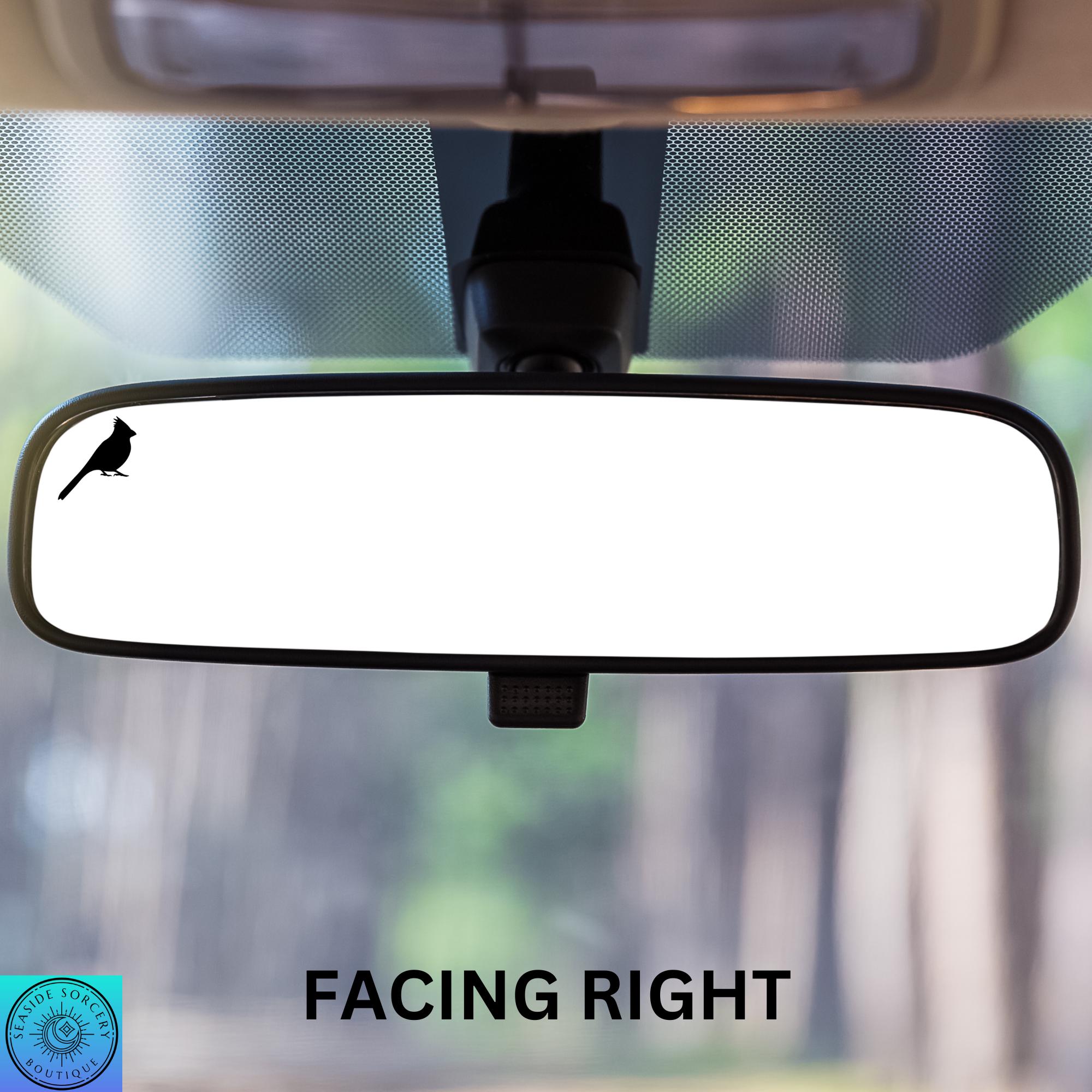 Cardinal Decal, Bird Decal, Little Bird, Rearview Mirror Decal, Car ...