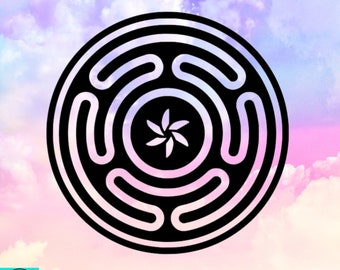 Hecate Wheel Decal, Hekate Wheel, Car Decal, Indoor/Outdoor, Waterproof, Vinyl, Many Colors & Sizes, FREE SHIPPING