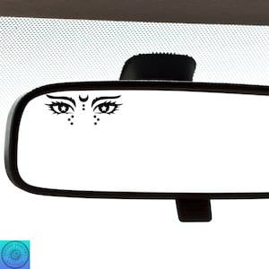 Eyes Decal, Tiny Eyes, Little Eyes, Pretty Eyes, Car Mirror Decal, Mini Decal, Tiny Decal, Indoor/Outdoor Vinyl, Many Colors, FREE SHIPPING