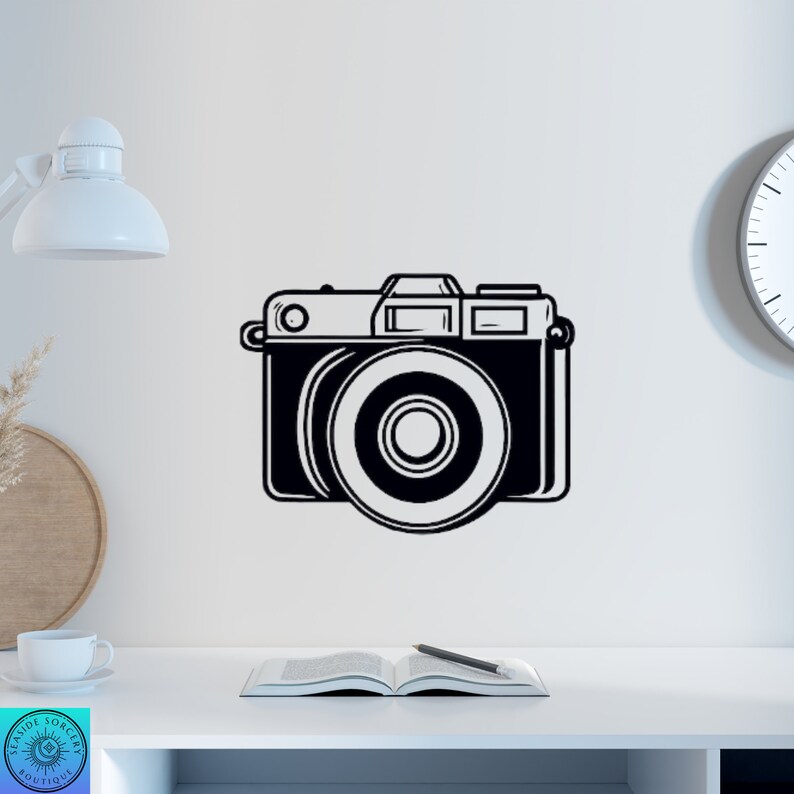 Camera Decal, Vintage Camera, Photography Decal, Car Decal, Indoor ...