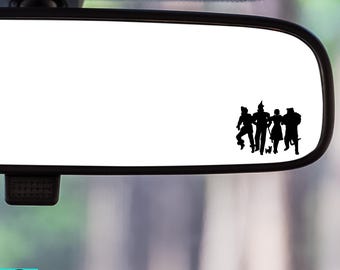 Wizard of Oz Decal: Dorothy, Tin Man, Lion, Scarecrow - Waterproof Vinyl