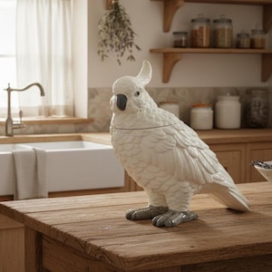 Cockatoo Storage Jar/vase