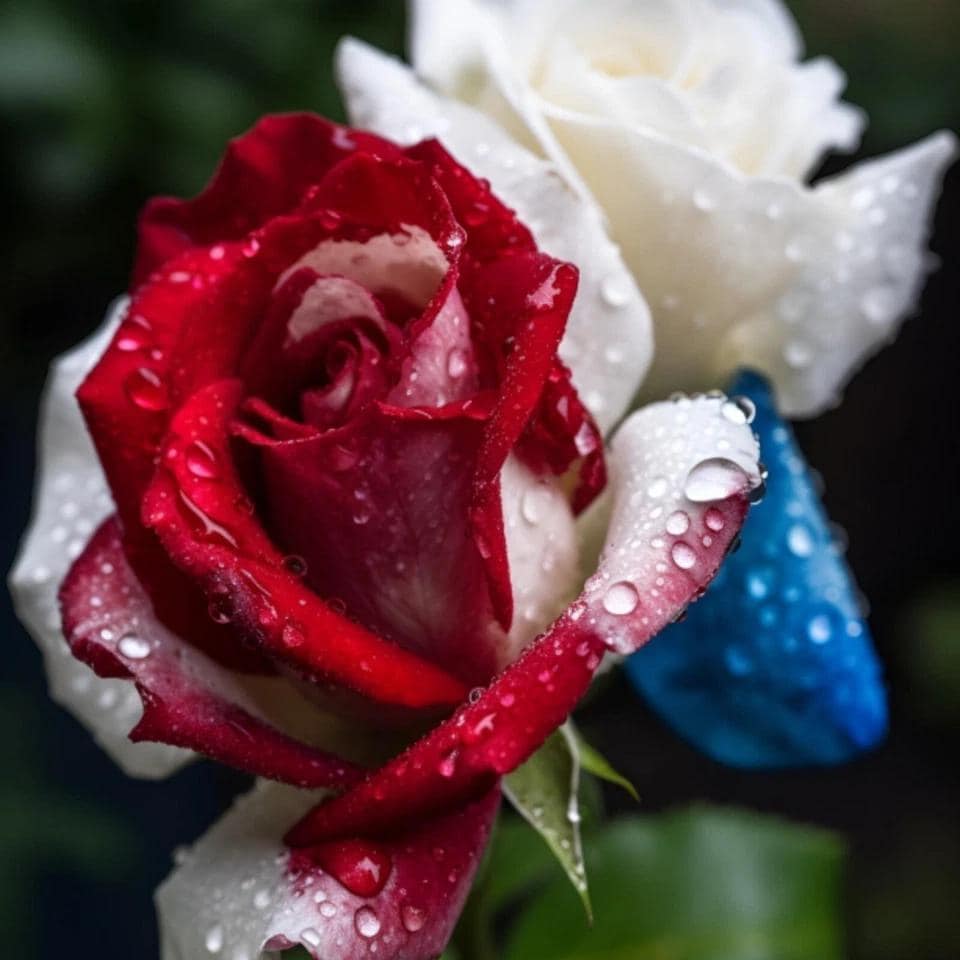 20pcs Rare Three-color Rose Seeds for Home Potted Garden Vibrant ...